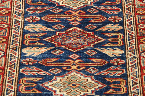 Fine handmade Afghan Kazak runner - 306325