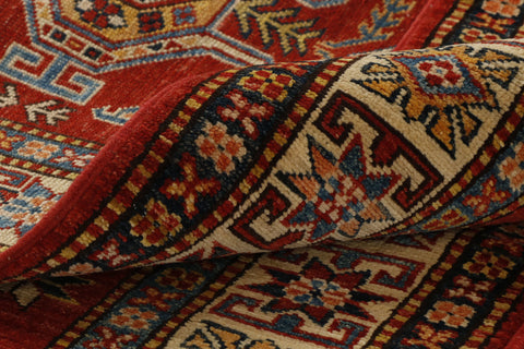 Fine handmade Afghan Kazak runner - 306630