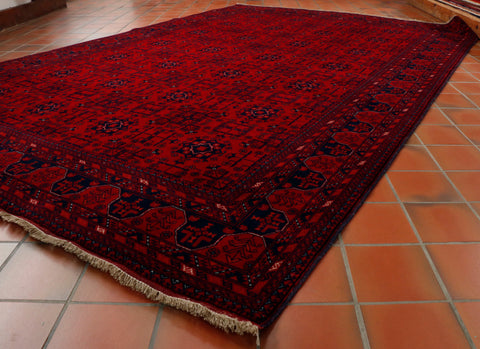 Fine handmade Afghan Belgique carpet - 30624653