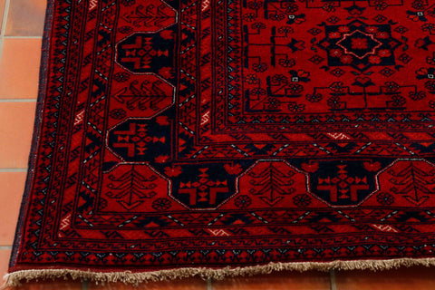 Fine handmade Afghan Belgique carpet - 30624653