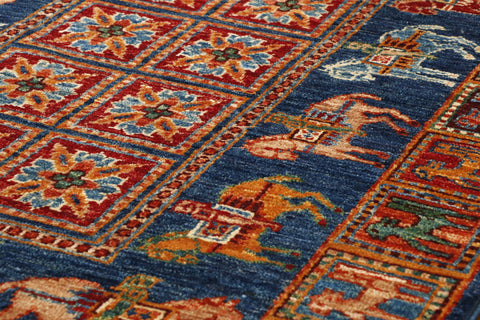 Handmade fine Afghan Samarkand runner - 30724076