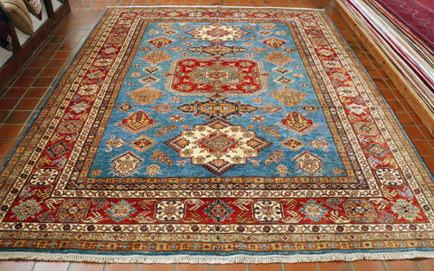 Fine handmade Afghan Kazak carpet - 30724435