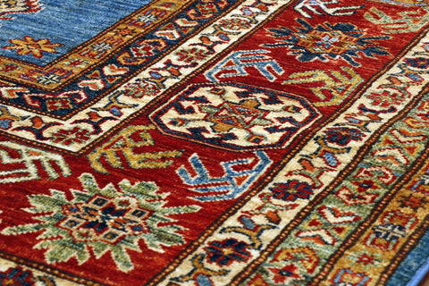 Fine handmade Afghan Kazak carpet - 30724435