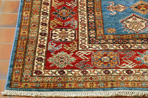 Fine handmade Afghan Kazak carpet - 30724435