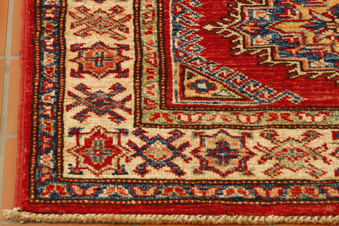 Fine handmade Afghan Kazak runner - 30724575