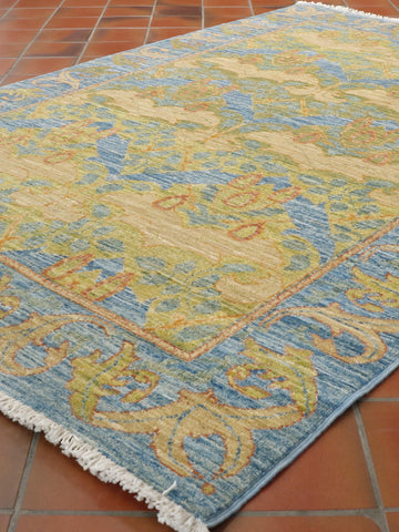 Handmade Arts and Crafts style Ziegler rug - 307649