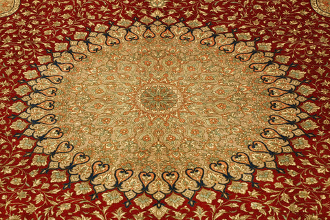 Extra fine handmade Persian Qum carpet - 30724656