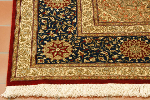 Extra fine handmade Persian Qum carpet - 30724656