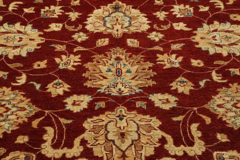 Fine handmade Afghan Ziegler square carpet - 30724658