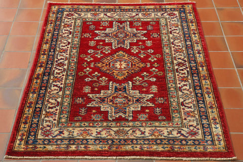 Handmade Afghan Kazak rug - 30724756