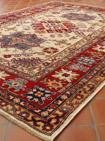 Handmade Afghan Kazak rug - 307780