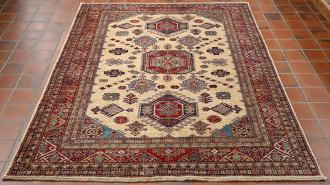 Extra fine handmade Afghan Kazak rug - 30724785