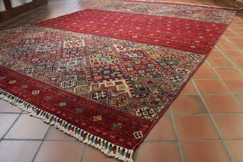 Handmade Afghan Kharjeen carpet - 30724808