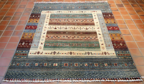 Handmade Afghan Loribaft rug - 30824631