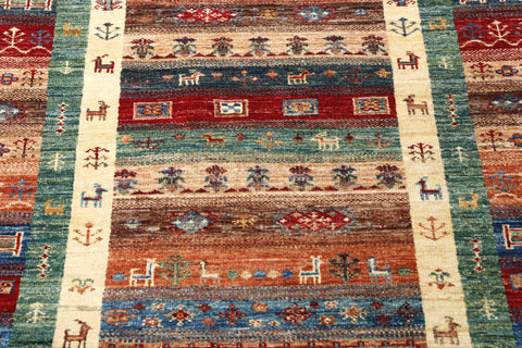 Handmade Afghan Loribaft runner - 30824632