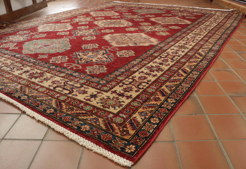 Handmade Afghan Kazak carpet - 308713